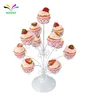 Made in China good quality hot selling 3 tiers new design unique customized metal wire cake stands china for retail