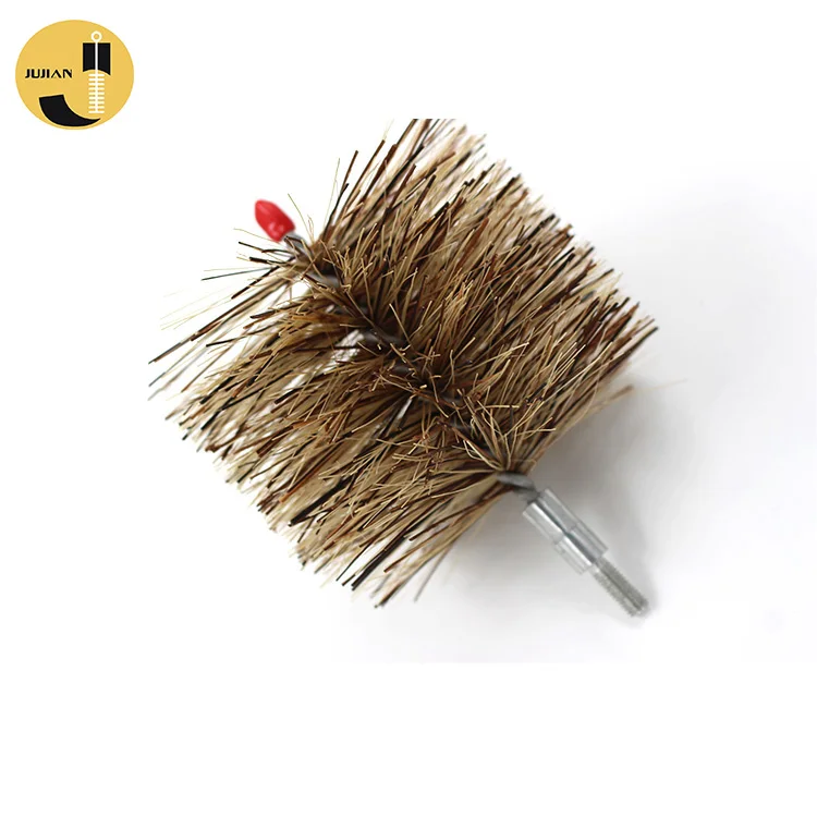 4inch Pellet Stove Auger Spirals Image Flue Fiber Mixing Tip Threaded Cleaning Polyester Chimney Pipe Brush 4inch Pellet Stove Auger Spirals Image Flue Fiber Mixing Tip Threaded Cleaning Polyester Chimney Pipe Brush