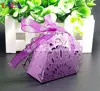 XTH18 Laser cut candy box for wedding ceremony with butterfly docerations, wedding supplies
