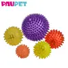 Rubber spike spiky toys balls squeaker pet ball squeaky tpr dog chew toy