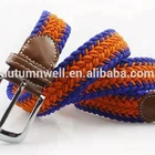 Woven Canvas Fabric Braided Belt Elastic Belt