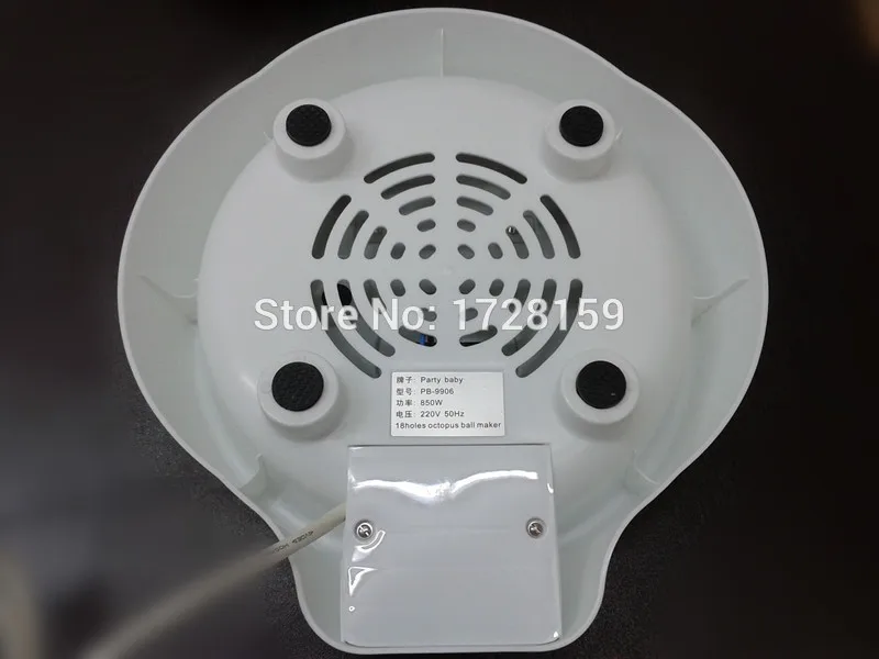 Free Shipping Household 220V 650W 40MM Electric Small Octopus Balls Octopus Grill Plate 18 Small Takoyaki Machine