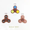 2018 New Design Wood Fidget Toy Alloy Magic Anti Stress Cube Square Fidget Spinner