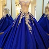 LS65477 Jancember long navy blue dress with bow pattern strapless prom evening dresses