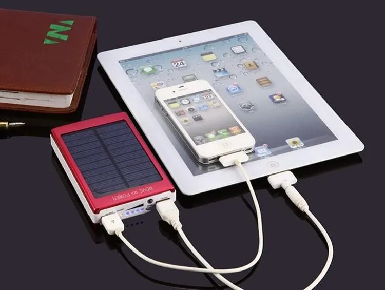 High quality solar power bank charger 20000mah with 2 USB output - ANKUX.COM