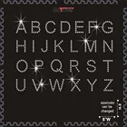 Alphabet Rhinestone Transfer Designs Bling Hot Fix DIY Iron On