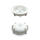 Single hollow egg tart apple cake silicone mold dessert DIY wholesale baking utensils