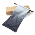 Custom logo printed microfiber sunglasses cloth pouch
