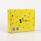 Big size clothing paper cardboard yellow color retail box packaging,clothing packaging box