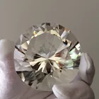 Crystal Cut Crystal Glass Diamond 50mm Machine Cut Clear Crystal Glass Diamond Paperweight