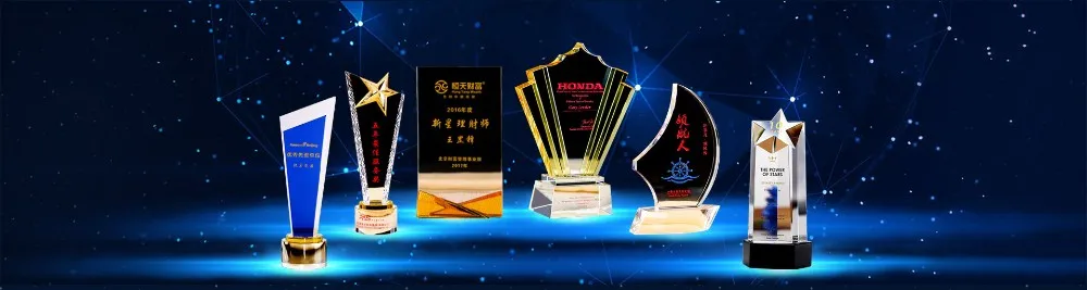 product wholesale  newest custom award crystal award trophy for sports events trophy-34