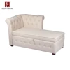 16 years manufactory latest new design storage living room chaise lounge