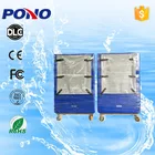 2017 China supplier high quality plastic hotel laundry cage trolley on selling with long using time
