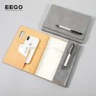 a4 leather notebook holder,spiral bound academic diary,notebook leather pen