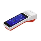 Wireless 1D 2D Code Android handheld smart pos Barcode Scanner Pda With Thermal Printer pos system