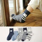 Women Christmas Gift Socks Animal Cat Dog Art Animation Character Cute Santa Gift Socks Women Wholesale Socks