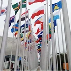 Hot Sale Customized Stainless Steel Tapered Electric Vertical Pole Flag