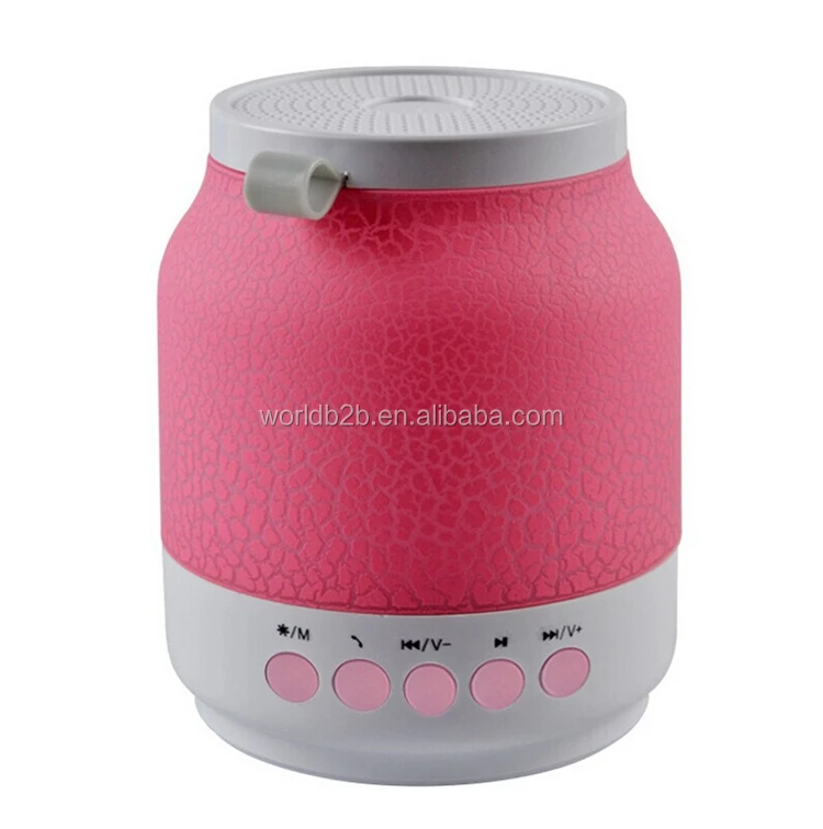New Portable Mini Wireless Speaker with Colorful LED Light Super Bass Sound - ANKUX.COM