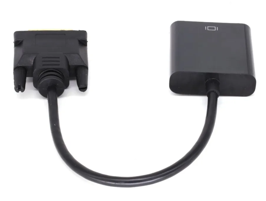 DVI [24+1] revolution VGA female HD adapter cable DVI 24+1 to VGA conversion cable - ANKUX.COM