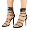 Wholesale Ladies High Heels Crystal Sandals Women Pumps Shoes
