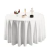 wholesale round plain table cloth table cover for wedding