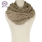 Fashion football winter acrylic knitted scarf