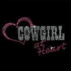 different types of interesting custom cow girl rhinestone transfer iron on rhinestone hot fix