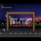 Graphical waterfall fountain decorative make digital water curtain
