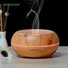 Aromacare Ultrasonic Wood Grain Aroma Humidifier (Up to 8H Use, Mist Control)