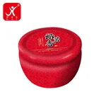 China Big Factory Good Price round caviar tin can round box packaging with printing round biscuit metal tin