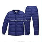 2016 Winter Long Sleeve Polyester Filler 2pcs Sets Child Clothing Suits