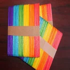 Color Birch Wood Pop Sticks Ice Cream Sticks Lolly Sticks
