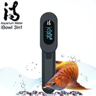 Aquarium Accessories Water Quality Monitor 3in1 TDS&pH&Temp Meter Water Quality Real-time digital meter