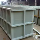 Tank Copper Plating Chemical PP PVC Stainless Steel Tank For Electroplating Copper Zinc Nickel