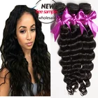 Cheapest different styles 100% human remy virgin hair Unprocessed Virgin Malaysian Hair loose deep weave