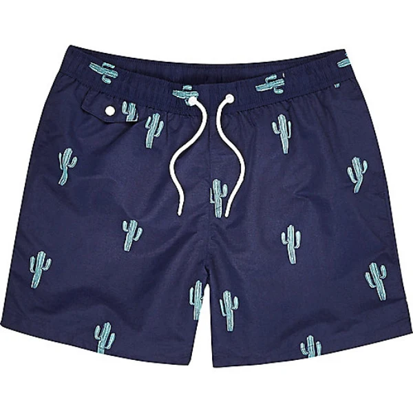 mens cactus swim trunks