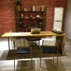 Loft Style Industrial Vintage Wood Metal Office Desk for Living Room