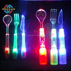 Led Flashing Spoon Knife Fork Set for Party supplies set