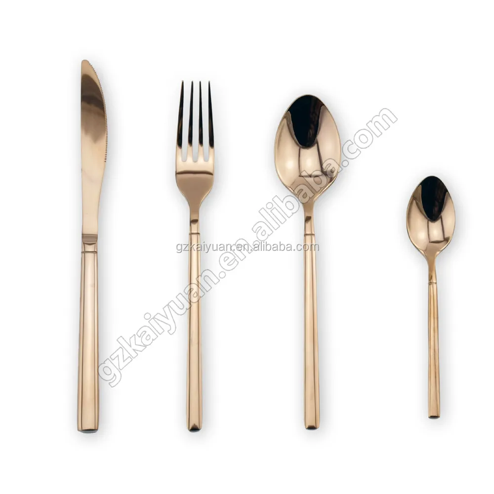 Gold Plated Flatware Wholesale,Different Kinds Of Flatware,German Flatware - Buy Gold Plated ...