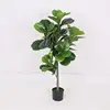 plastic wholesale model artificial ficus pandurata trees plants