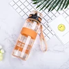Wholesale 1L Outdoor Sport Plastic Drink Water Bottle with Flip Top Pop-up Lid for Gym