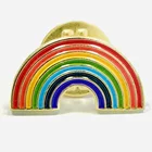 Wholesale gay pride rainbow enamel lapel pin lot badge