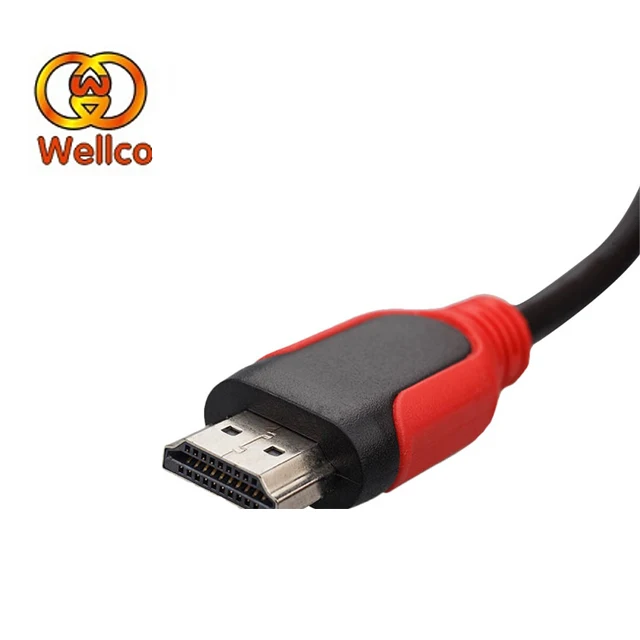 China manufacturers metal shell gold plated plug HDMI aluminum wire mesh roll cable 2.0 V - ANKUX.COM