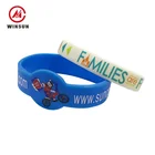 Wholesale Cheap Child Printed Fashionable Oem Embossed Silicone Bracelet Custom Wristband Logo
