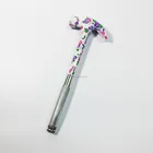 Mini 6 in 1 multi purpose fancy design lady's hammer floral hammer