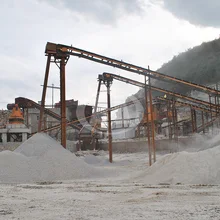 Factory produced stone aggregate crushing machine plant