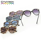 name brand lady fashion cateye sunglasses shiny bar metal decoration on templesunglasses sun glasses glasses