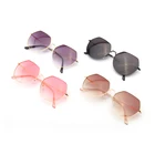 FONHCOO China Fashion Colourful Ladies Metal Sunglasses With Thin Temple