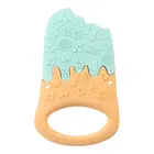 BPA free Cute New Food Grade Soft Silicone Baby Teether