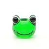 Cute green frog glass bulk cartoon beads